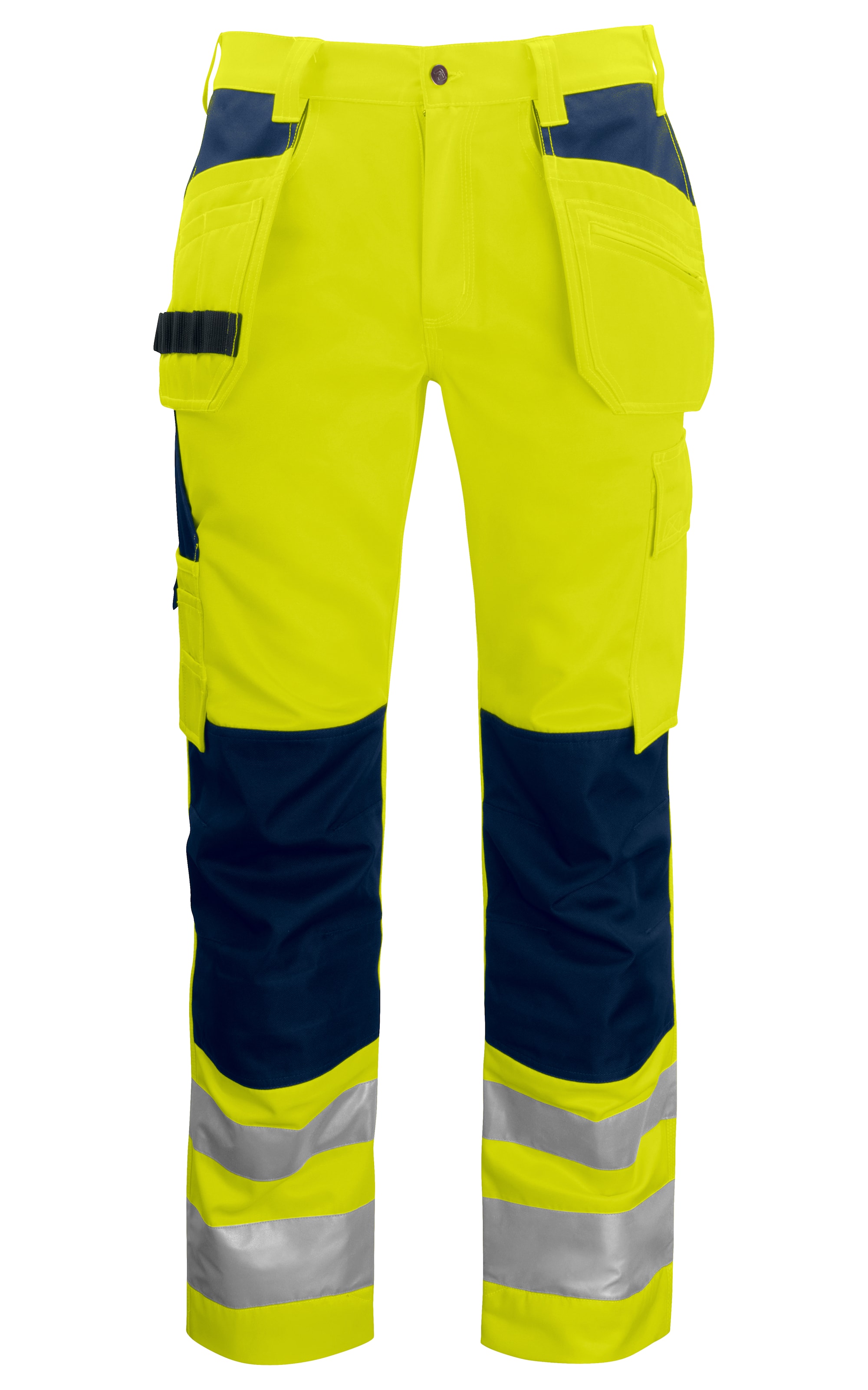 ProJob 6531 Håndverksbukse En Iso 20471 Kl 2 - Yellow/Navy - C44/144