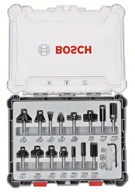 Bosch Frässtålset HM Mix 6mm 15 delar