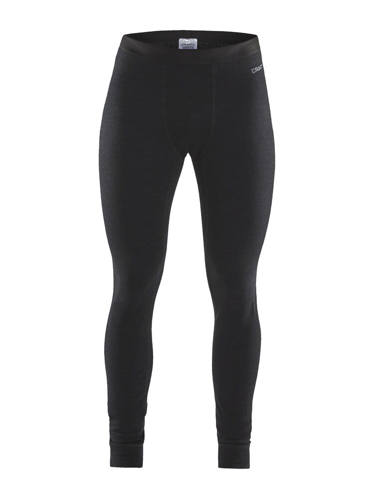 Craft Merino Base Layer Trousers for Men, Black 2XL