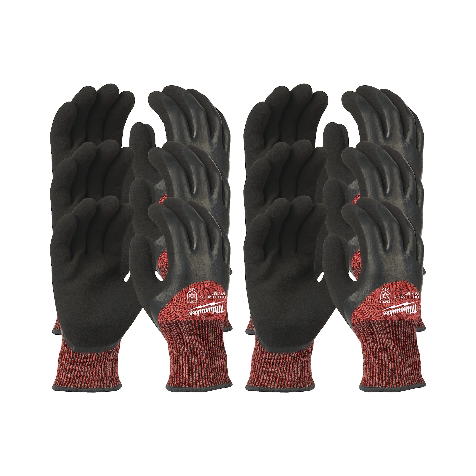 Milwaukee Handske Vinter Skärskydd C 12-pack