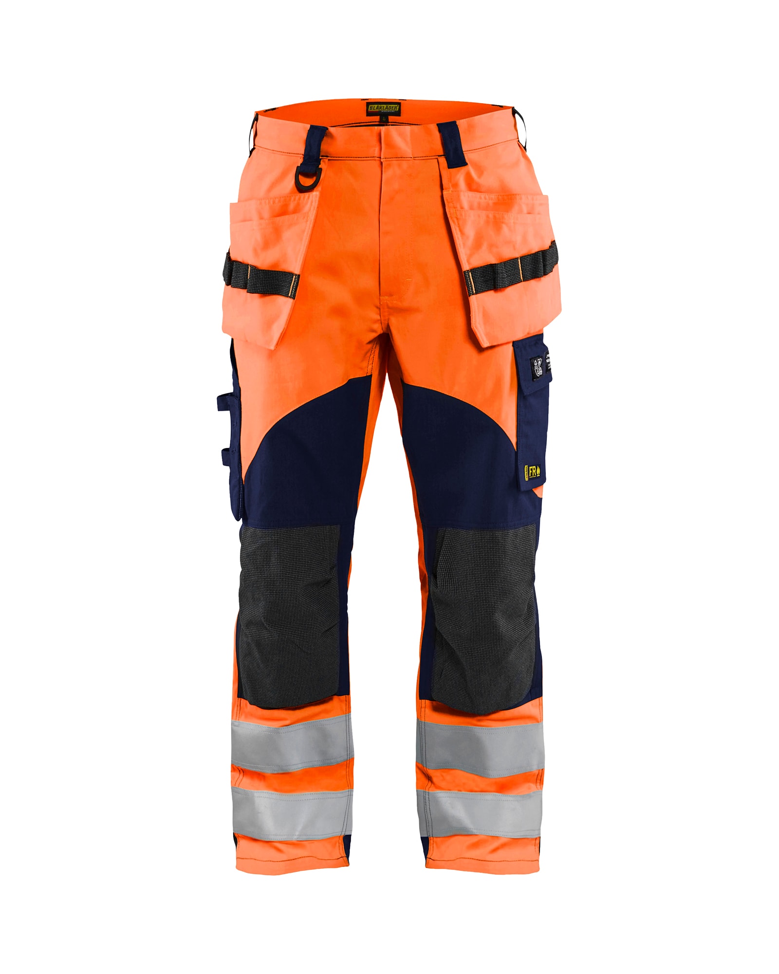 Blåkläder Multinorm Arbeitshose Inhärent High Vis Orange/Marineblau - D96
