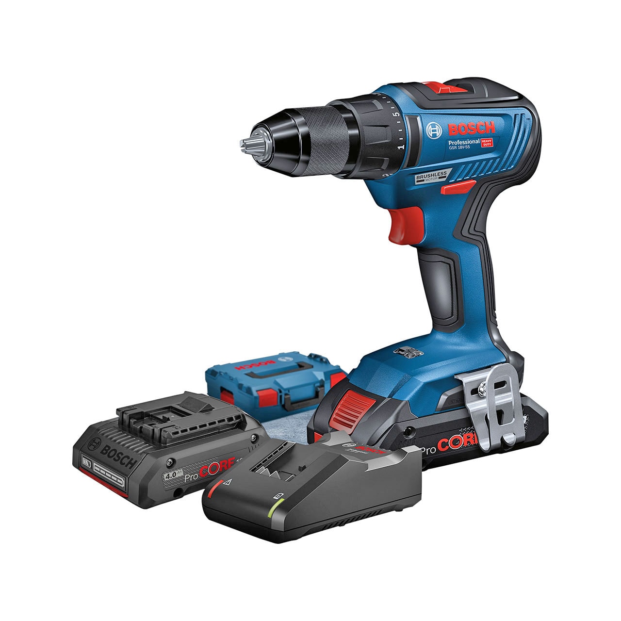 Bosch Akkuporakone/ruuvinväännin GSR 18V-55 Professional