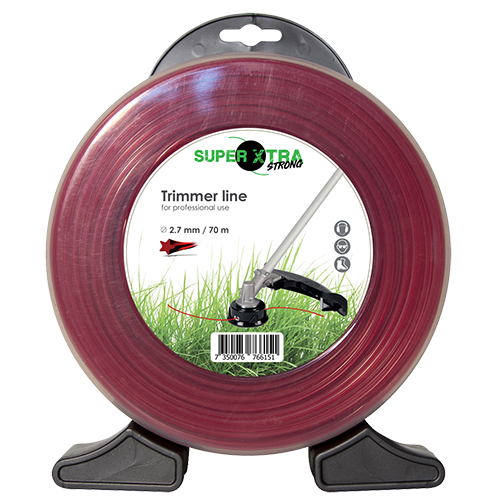 Trimmertråd Stjärna 2,7 mm 70m