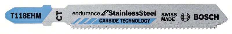 Bosch Stikksagblad T 118 EHM Special for Inox