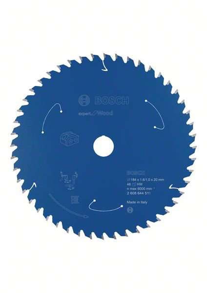 Bosch Sägeblatt Expert for Wood 184x1,6/1x20mm 48Z