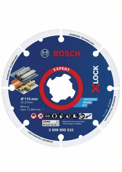 Bosch Diamantkapskiva Expert Diamond 125x22,23mm X-Lock