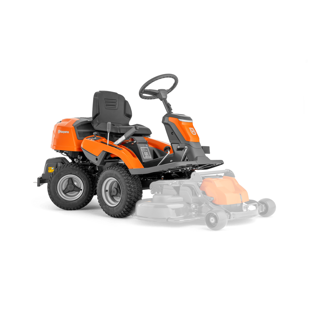 Husqvarna Riding lawnmower Rider R 214Ts excl. cutting deck