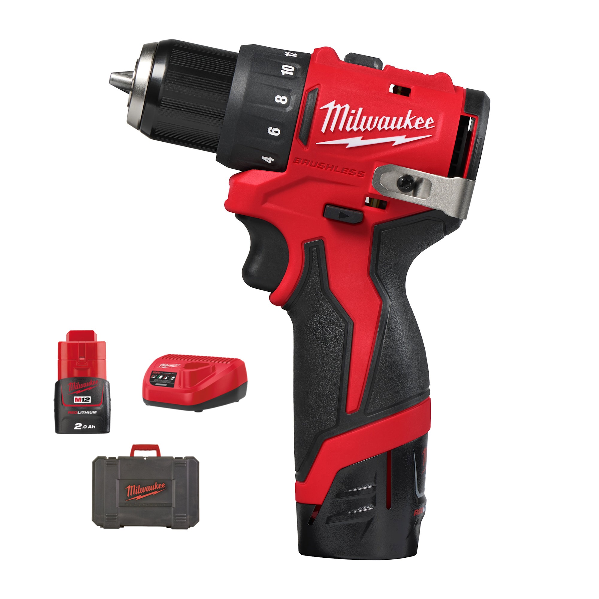 Milwaukee Borrskruvdragare M12 BLDRC-202C