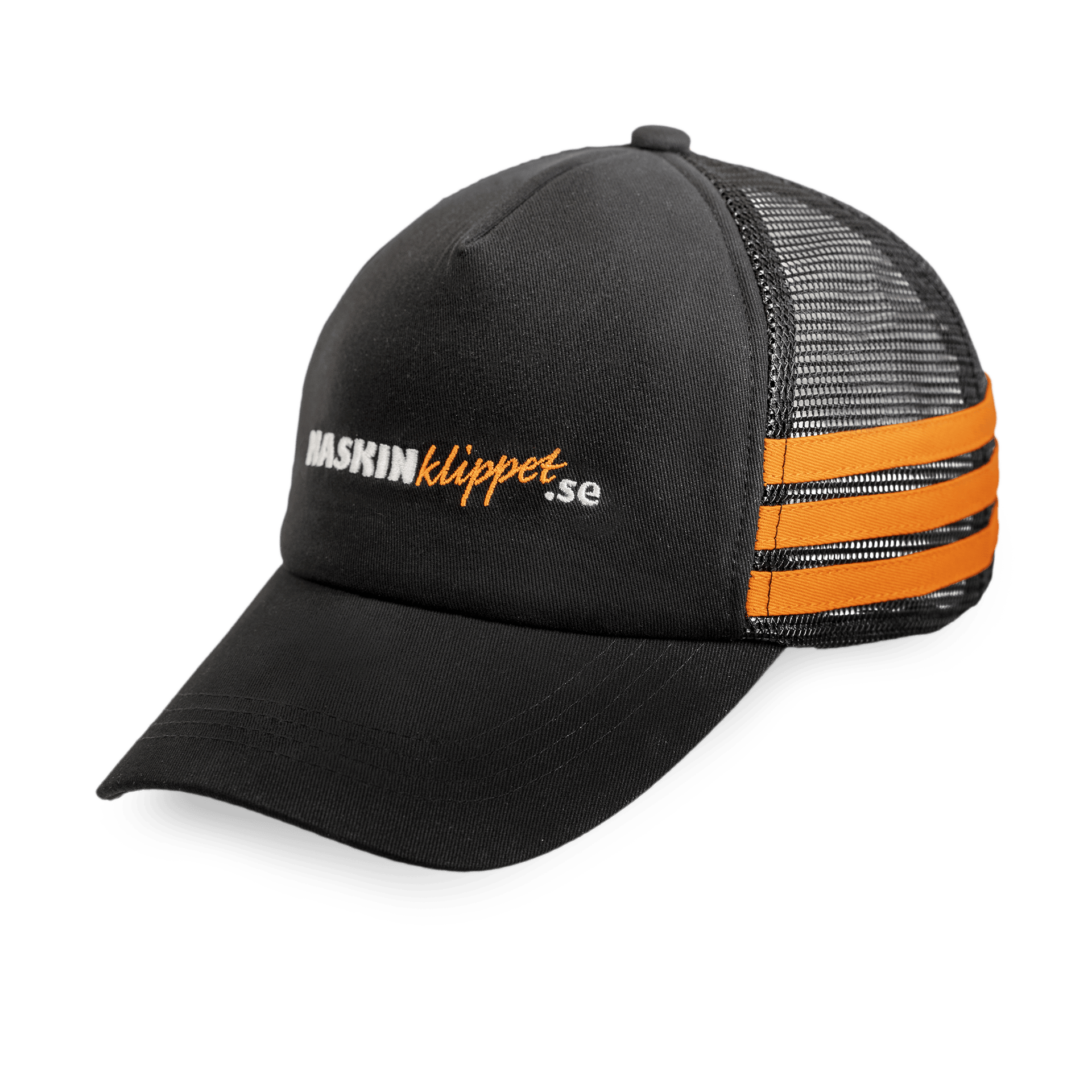 Maskinklippet Keps Svart Racing-stripes