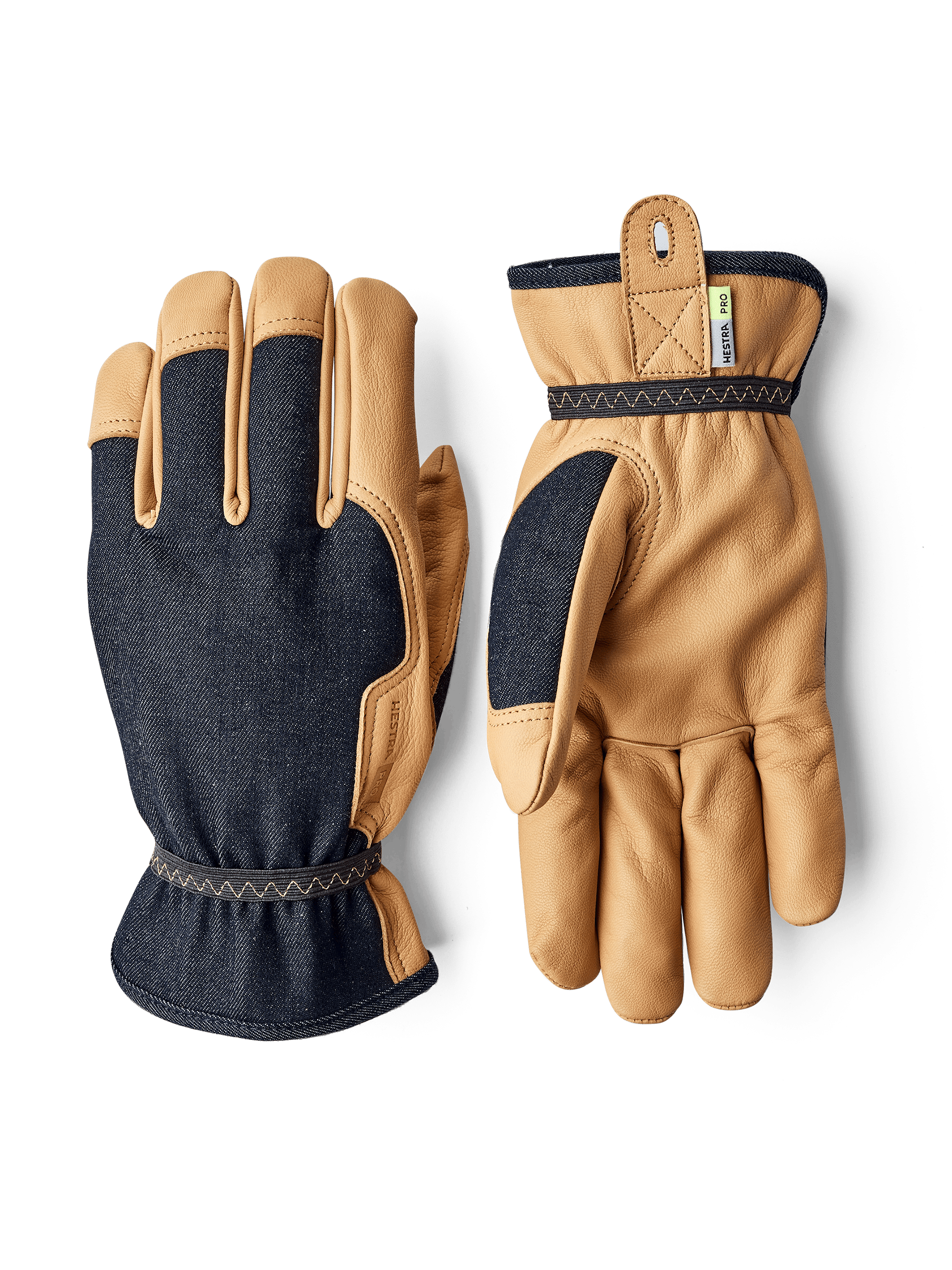 HestraPro Kobolt Denim Arbetshandske - 8 - 8