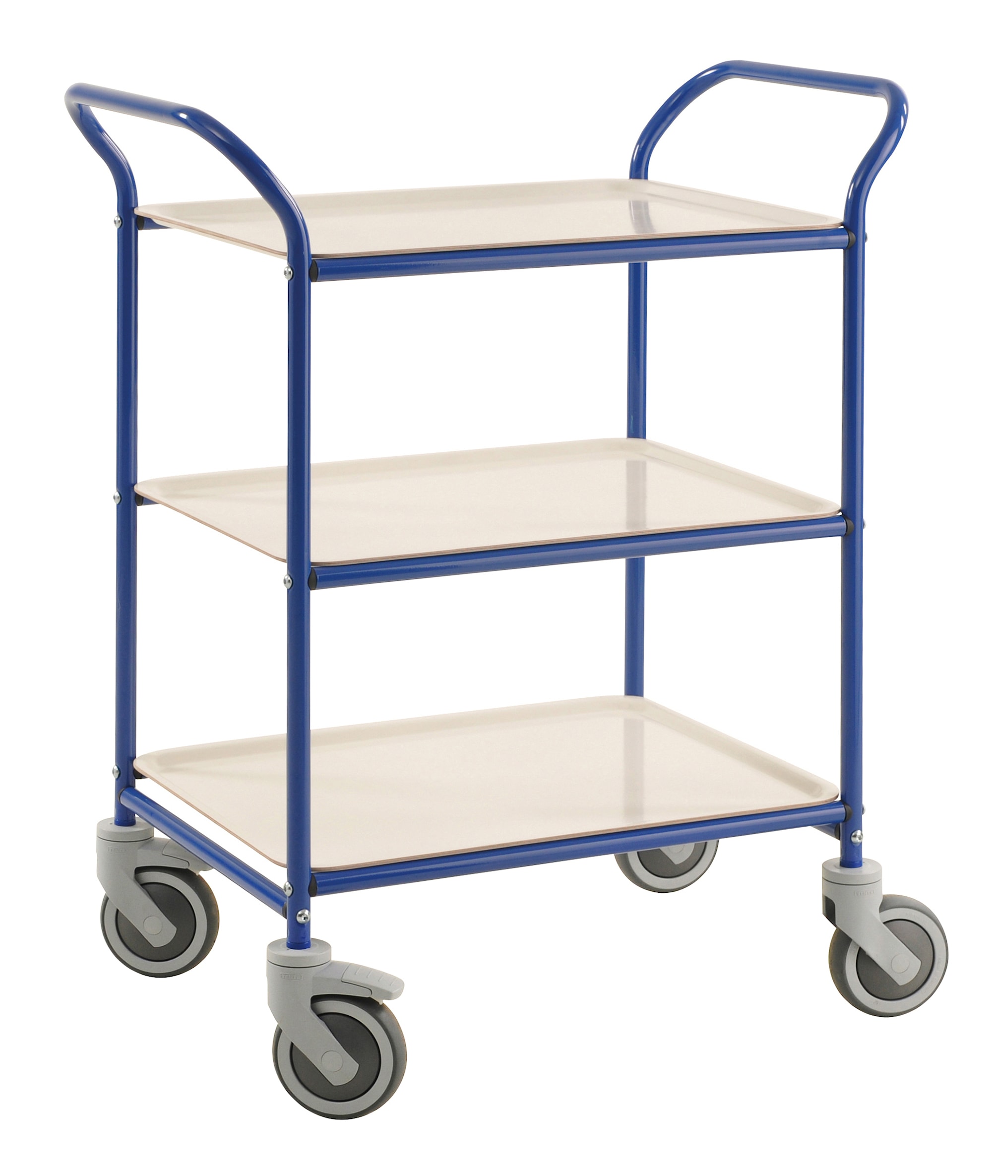 Kongamek blå/hvid serveringsvogn KM1620-BV