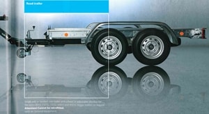 Metallwarefabrik Släpkärra Geko Fast Drag