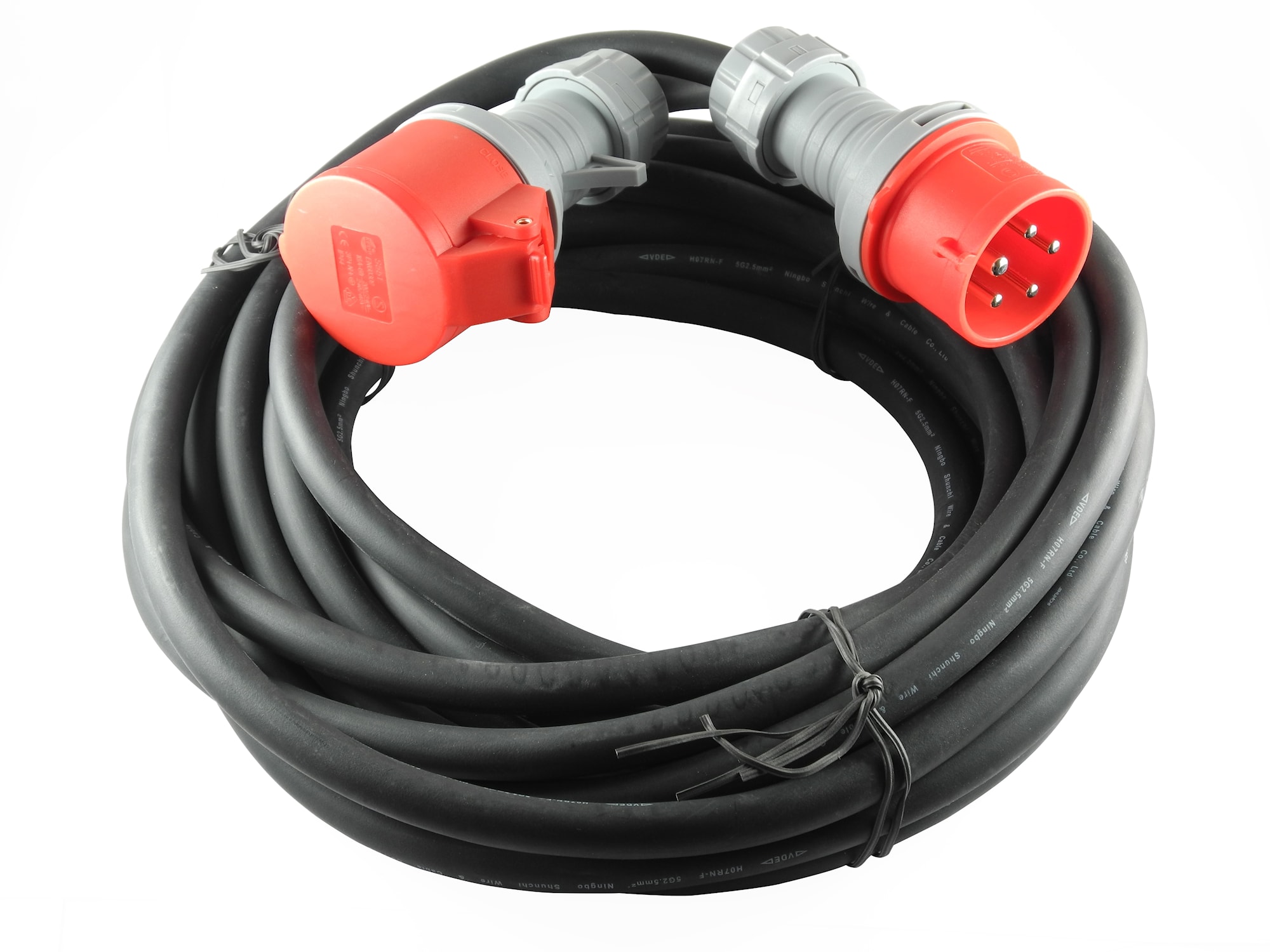 Necore Skjøtekabel 3-faset 10m RDOE 5G2,5mm²