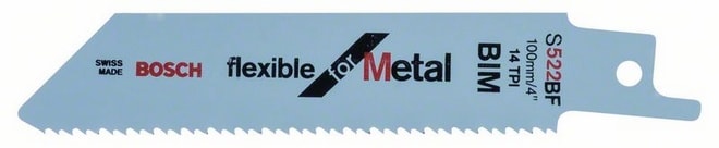 Bosch Metallsägeblatt S522BF 100 mm 5er-Pack