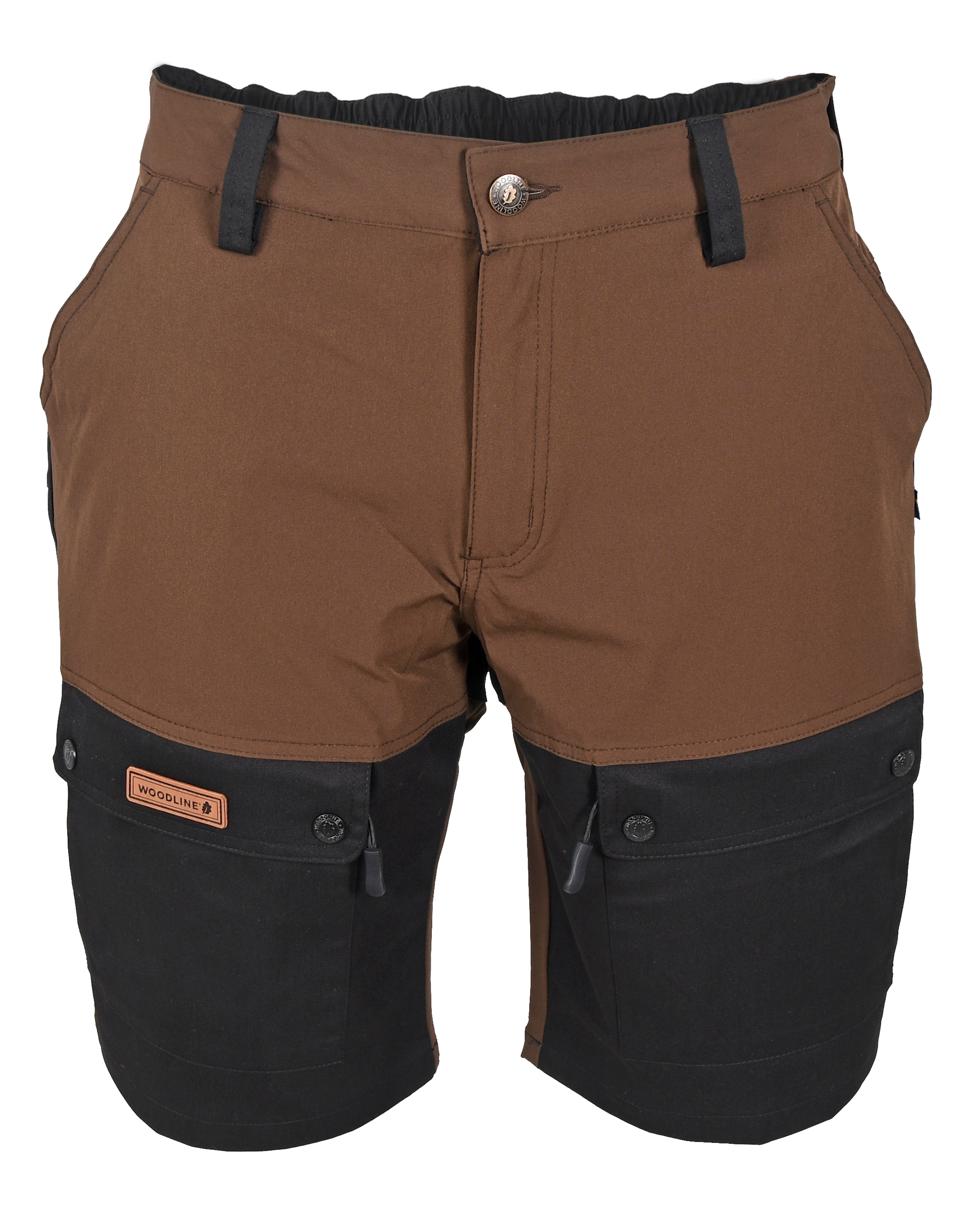 Woodline Boksund Shorts Herren Braun/Schwarz - 4XL