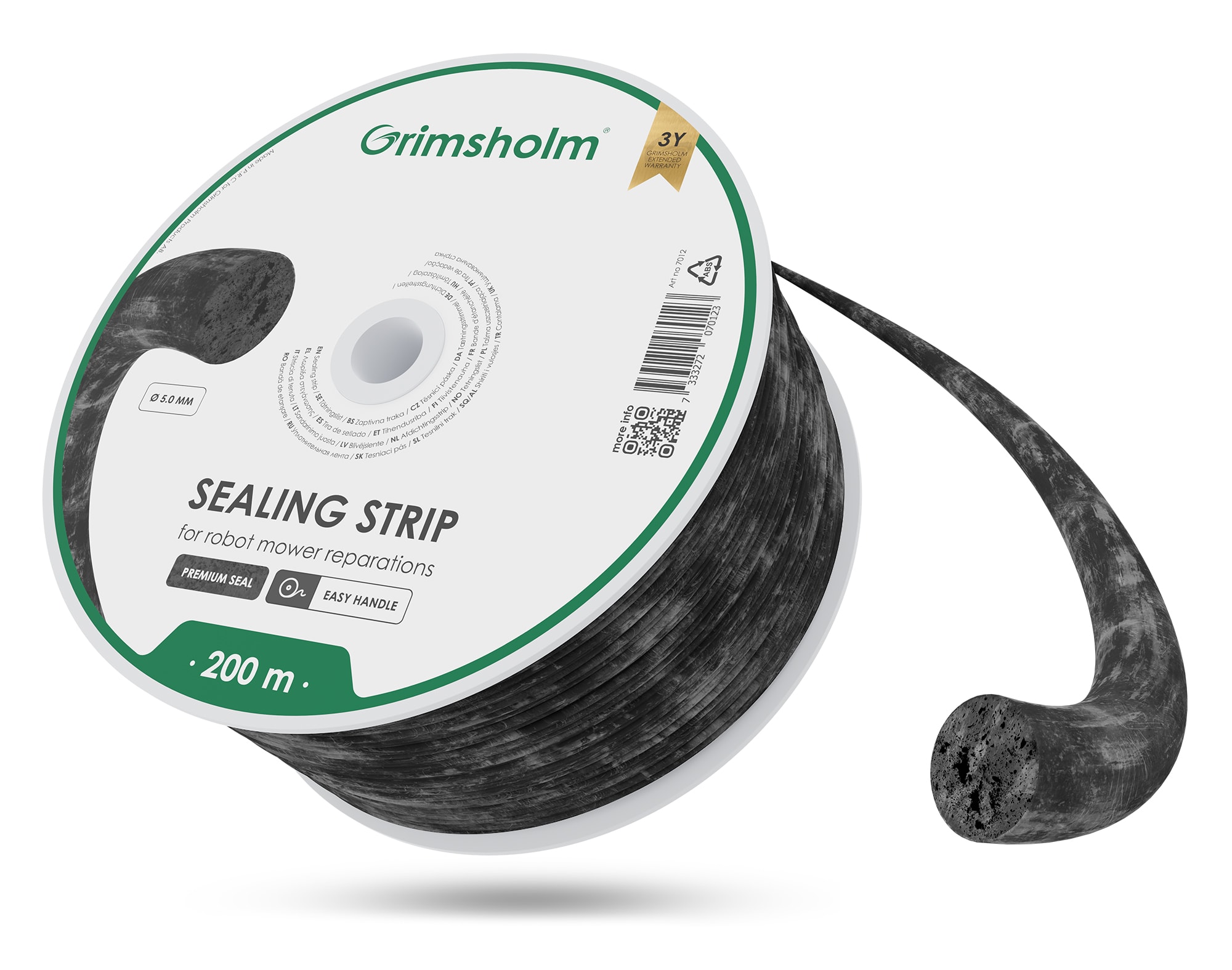 Grimsholm Robot mower sealing strip 5.0 mm, 200 m