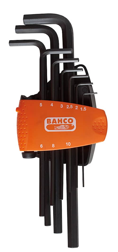 Bahco Insexnyckel BE-9588 i sats 1,5-10mm 9-delar, långa