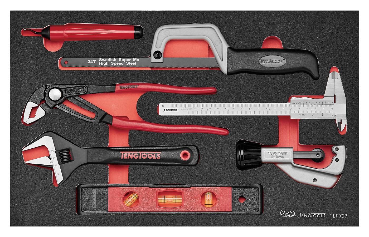 Teng Tools Verktygssats TEFX07 7 delar