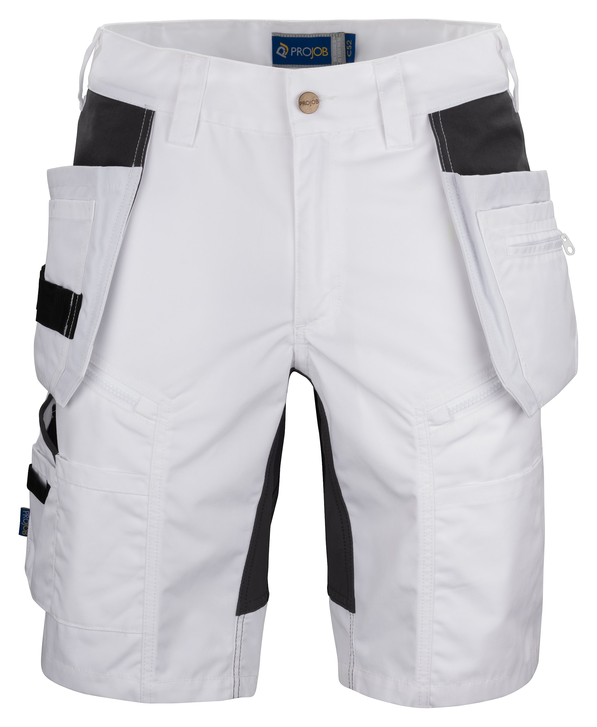 ProJob 5537 Shorts Stretch - White - C62