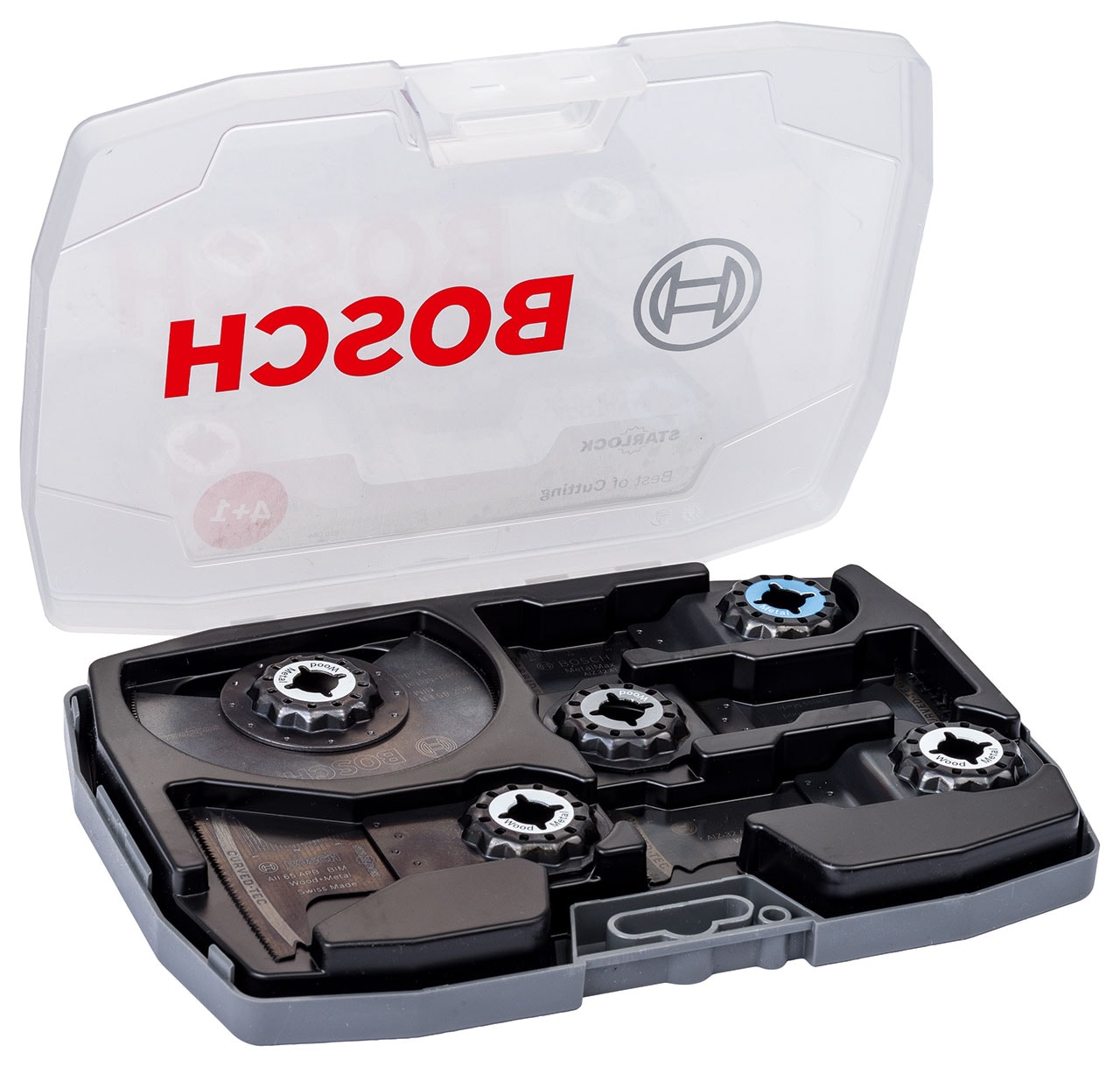 Bosch Wood and Metal Best of Cutting sett for multikutter, 5 deler AIZ 32 AT; AIZ 32 BSPB; AIZ 32 APB; AII 65 APB; ACZ 85 EB