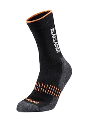 Socka Warm Black / NEON Orange 36-39