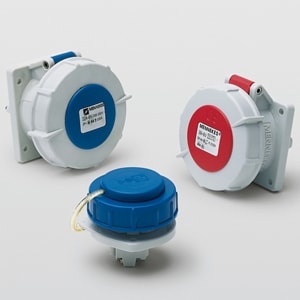 Metallwarefabrik Vattentäta Eluttag 3-Fas