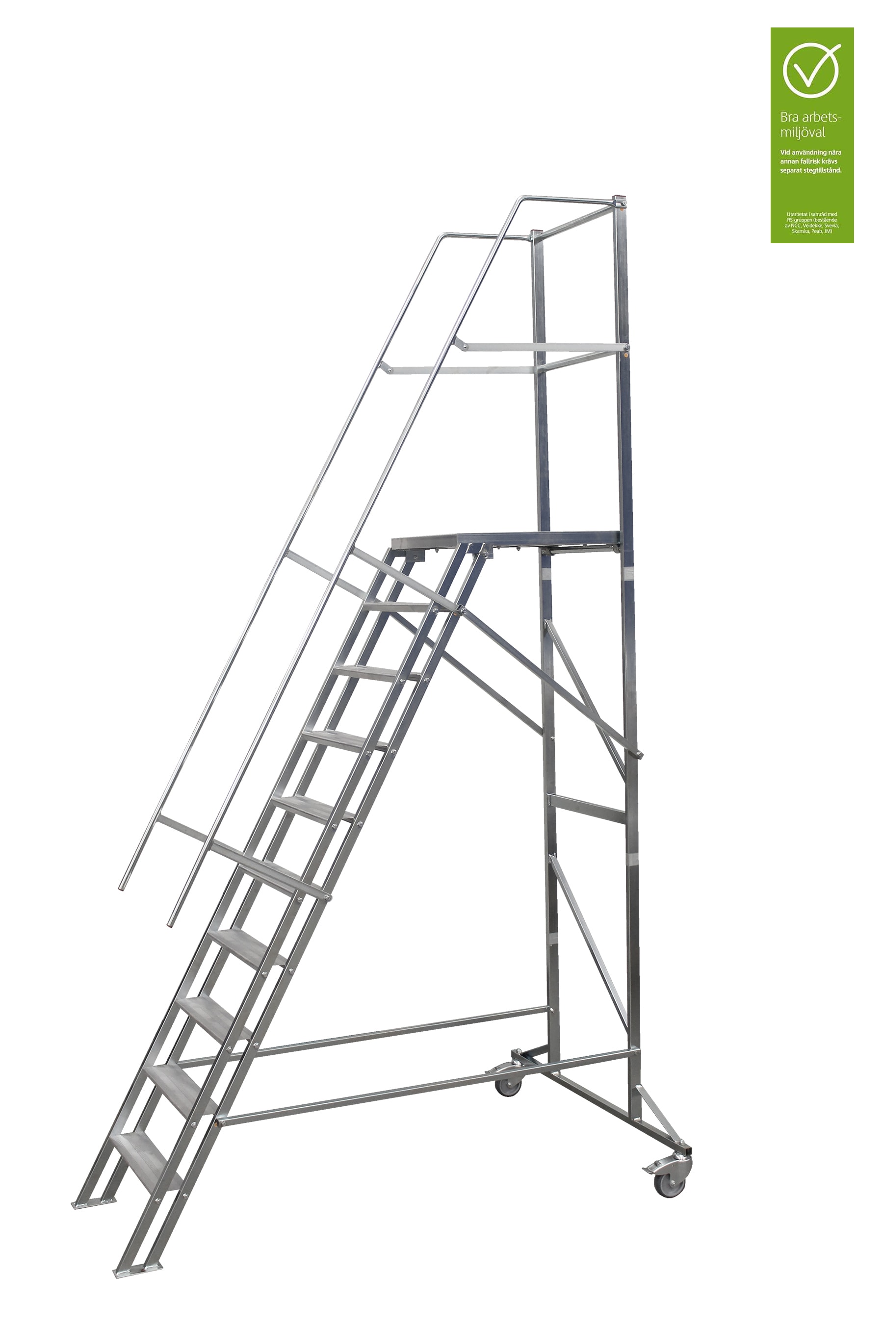 Skeppshultsstegen Trappa Skyddsr 200 cm Hjulbalk