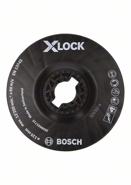 Bosch X-LOCK-bagskive, 125 mm