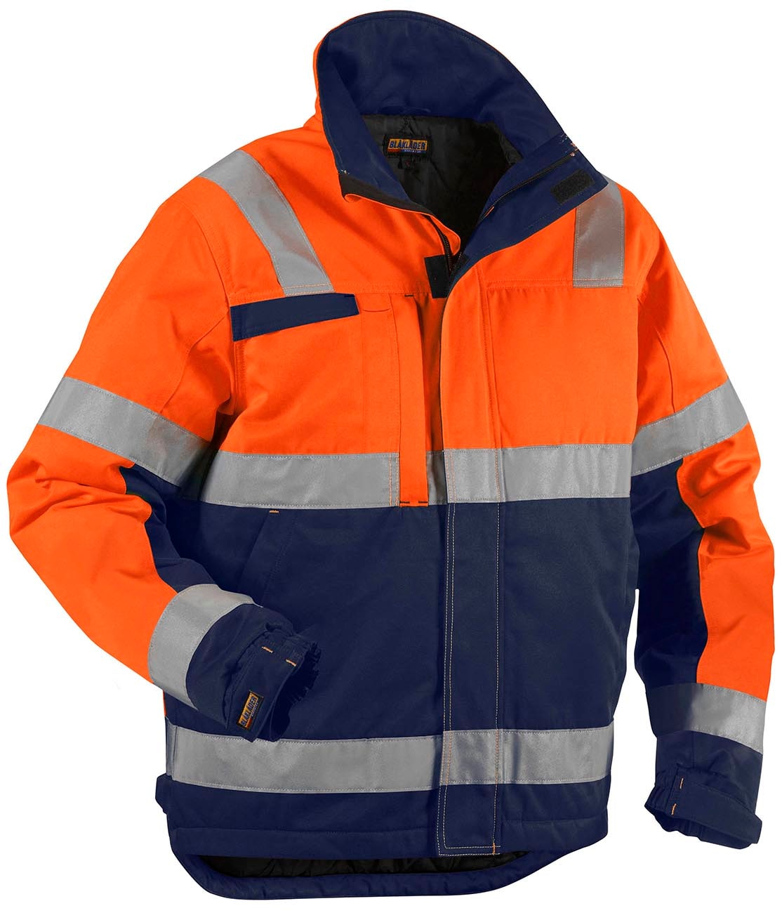 Blåkläder Vinterjakke varsel - Orange/Marineblå - XXXL