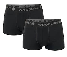 Woodline Boxerit Musta 2-pack S