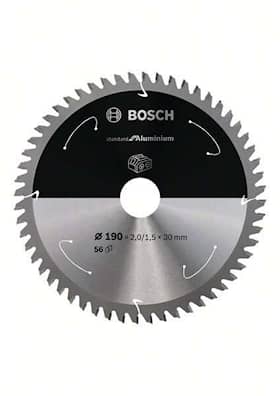 Bosch Standard for Aluminium-sirkelsagblad for batteridrevne sager 190x2/1,5x30 T56