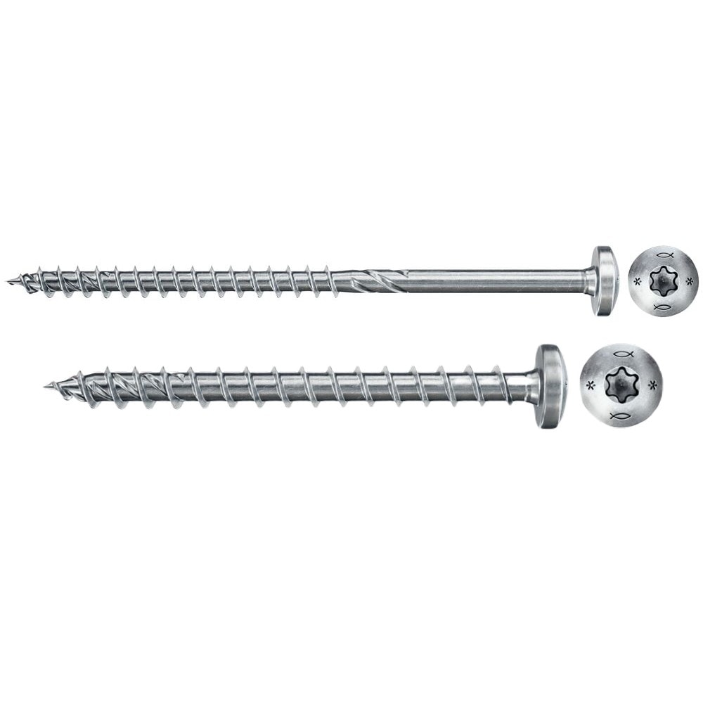 Fischer 3,0 x 30 indendørs spånskrue panhoved elforzinket TX10 200 stk.