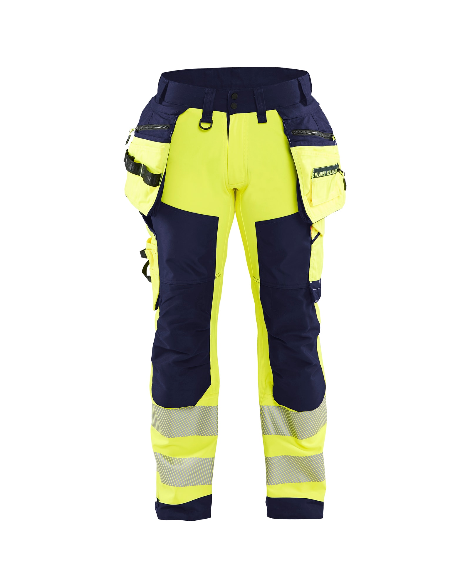 Blåkläder High Vis Softshell Arbeitshose High Vis Gelb/Schwarz - D84