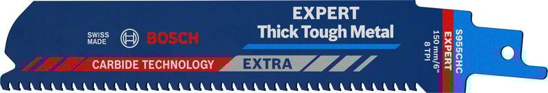 Bosch Tigersavklinge Expert 'Tykt Tough Metal' S 955 CHC, 3 stk