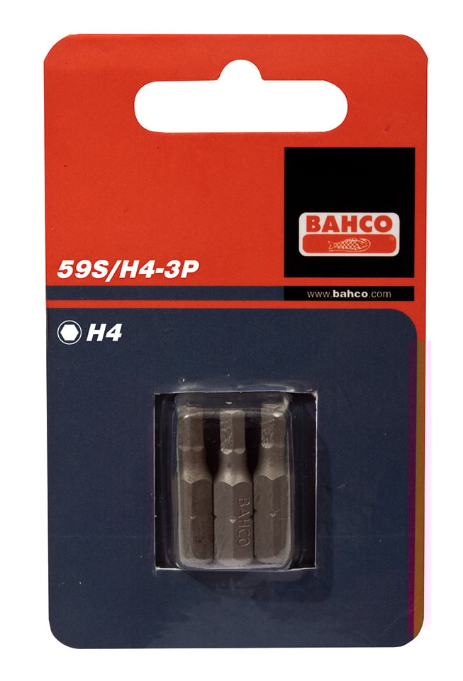 Bahco Bitsit 59S 1/4 H 5x25mm 3 kpl
