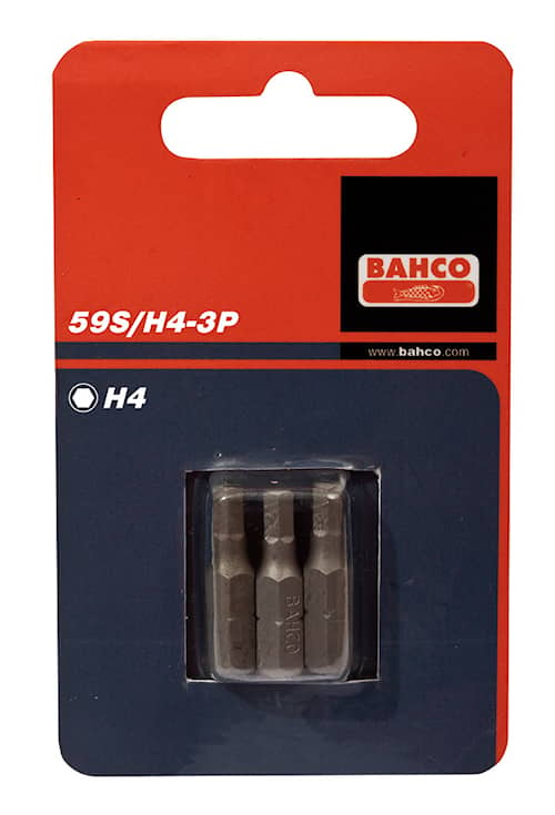 Bahco Bits 59S 1/4'' H 5x25mm 3-pack