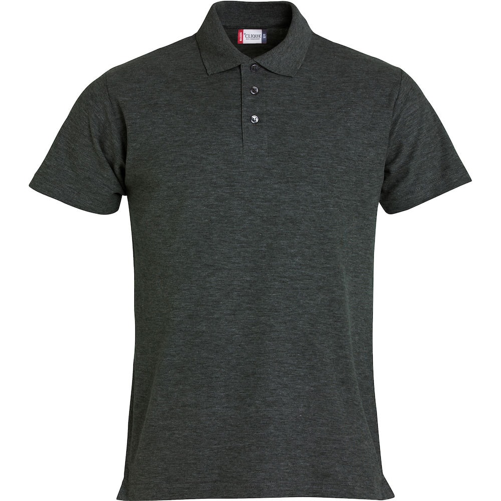 Clique Poloshirt Herren Anthrazit S