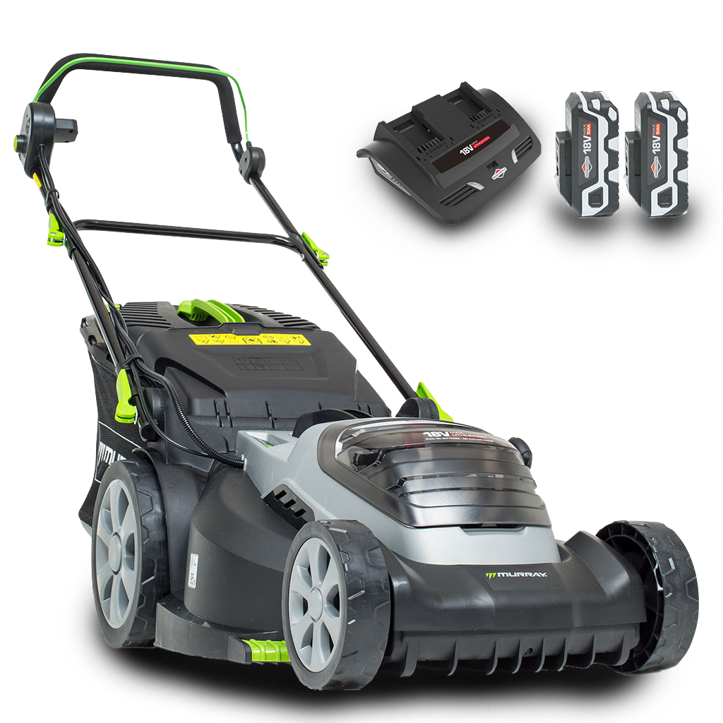 Murray Twin 18V 44 cm Batterigräsklippare Paket