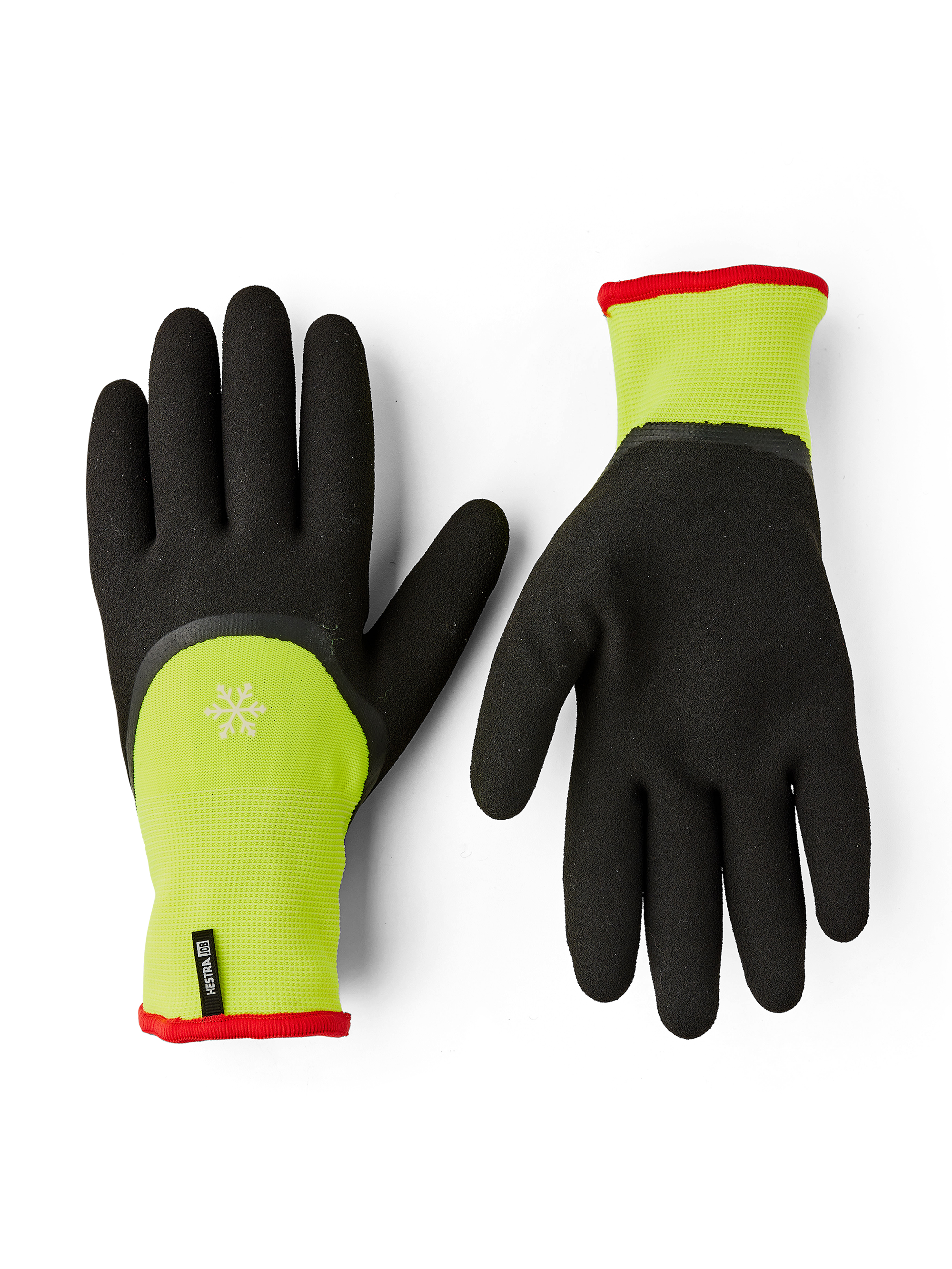 HestraJob Asper Hi-viz Glove - Yellow high viz - 9