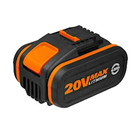 Worx-batteri 20V 4.0Ah med indikator