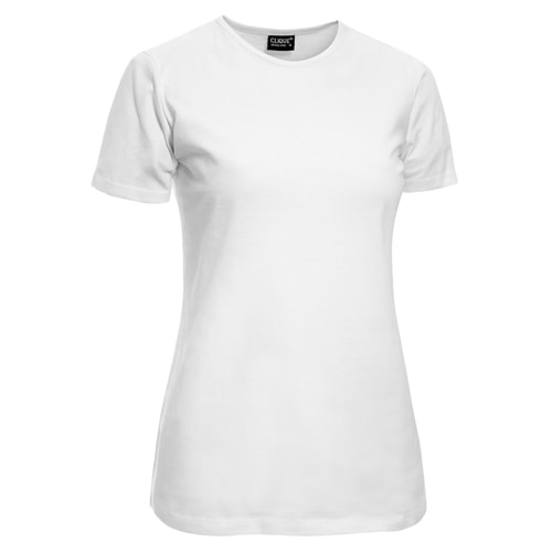 Clique T-Shirt Damen Weiß - M
