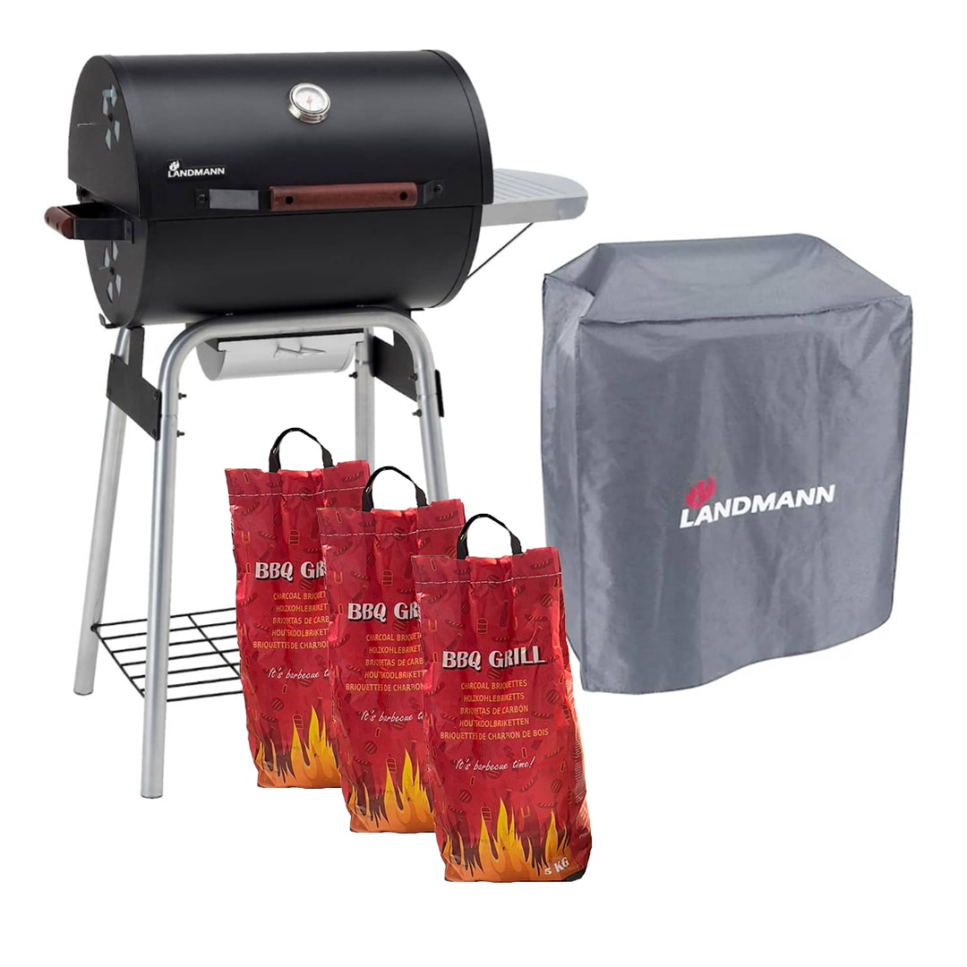 Buy LANDMANN Taurus 440 Charcoal BBQ - Black