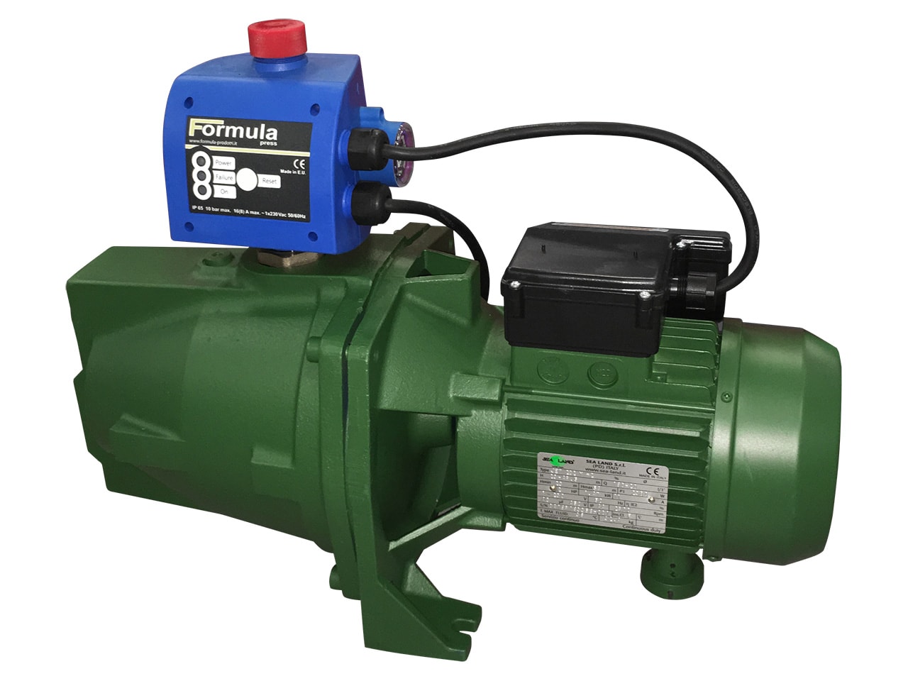 Sea-Land jetpumpe Control Team Jet 202 M med elektronisk styresystem (Formula Press) for automatisk drift