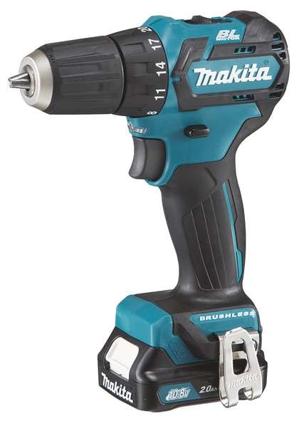 Makita Akkuporakone DF332DSAJ 12V max CXT, 2x2,0 Ah + laturi, MakPac