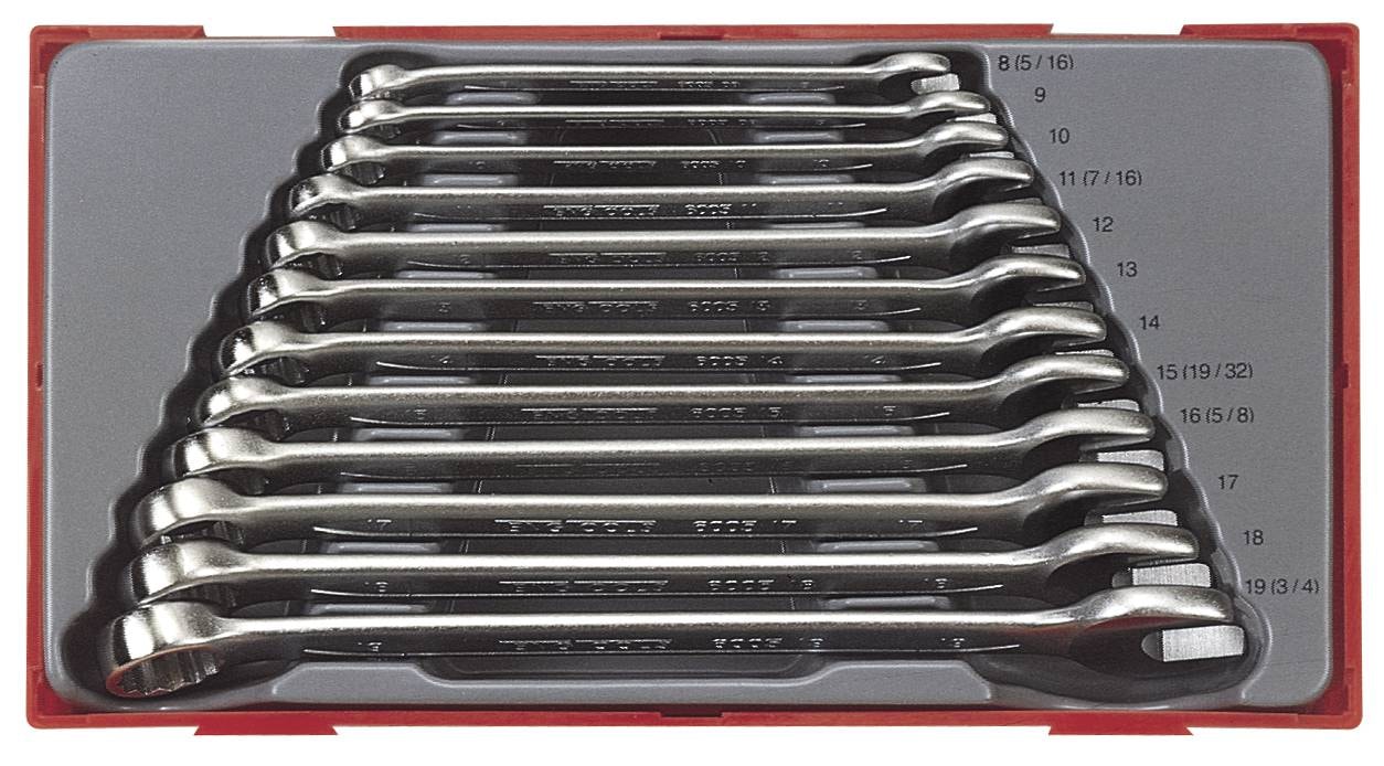 Teng Tools 12-osainen kiintolenkkiavainsarja TT1236