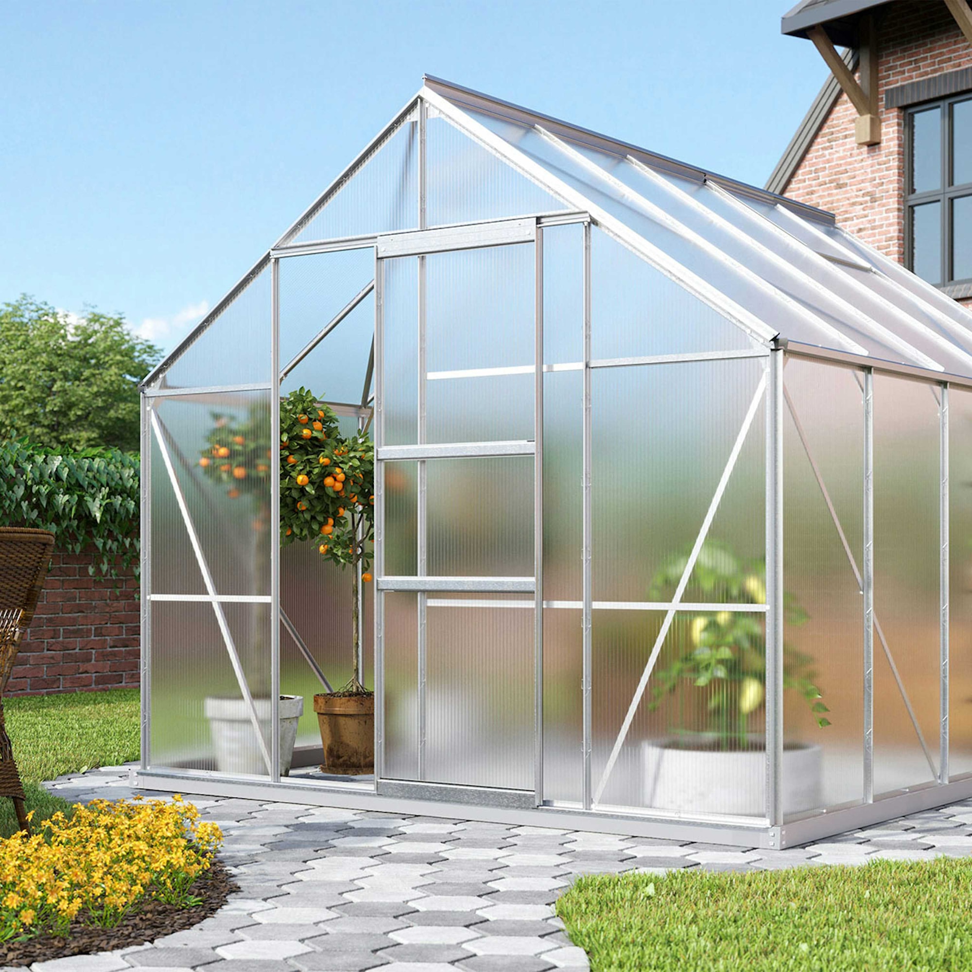 Vitavia Merkur 8300 Växthus Plast - 8,3 m2