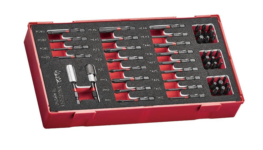 Teng Tools 50-osainen Kärkipalasarja Impact TEABS50