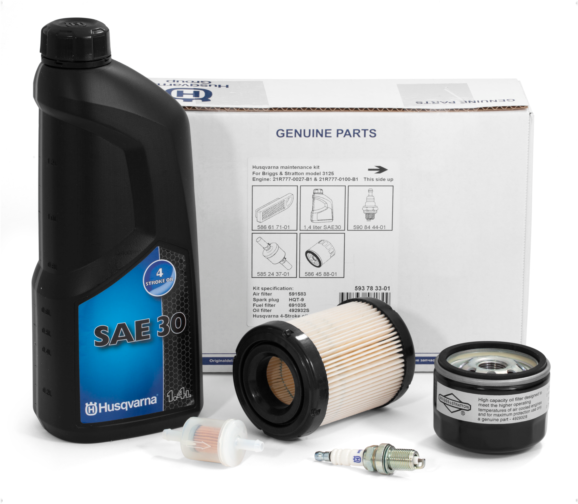 Underhållskit B&S Modell 3125