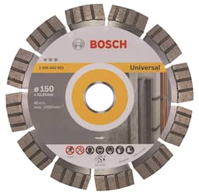 Bosch Diamantkapskiva Best for Universal and Metal 150 x 22,23 x 2,4 x 12 mm