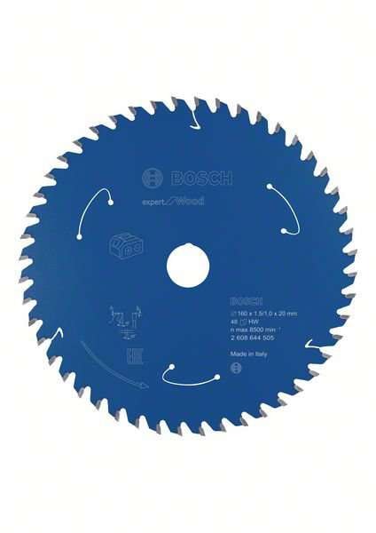 Bosch Sägeblatt Expert for Wood 160x1,5/1x20mm 48Z